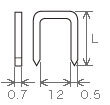 N14DSL用ステープル